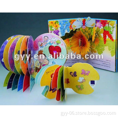 Special shapes 3D POP UP baby cardboard books